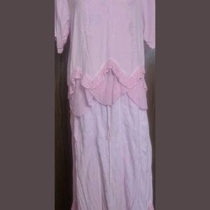 First Vidian by Shirin 2 Piece Maxi Dress Large
